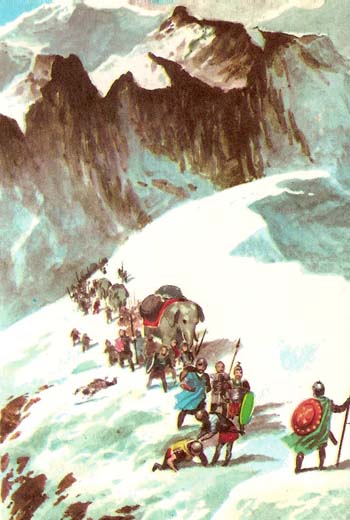 Войско ганнибала совершило переход через горы гималаи. Поход Ганнибала через Альпы. Ганнибал полководец поход через Альпы. «Переход Ганнибала через Альпы» (1812). Ганнибал Барка в Альпах.